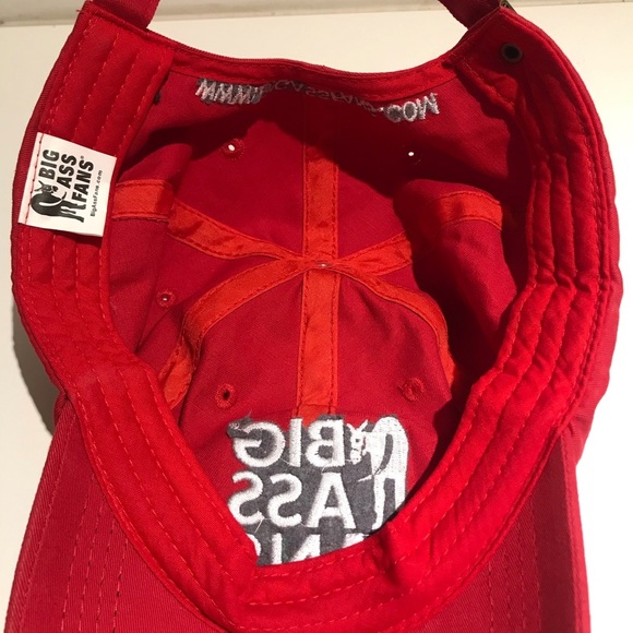 Red  Baseball Hat - Picture 2 of 3